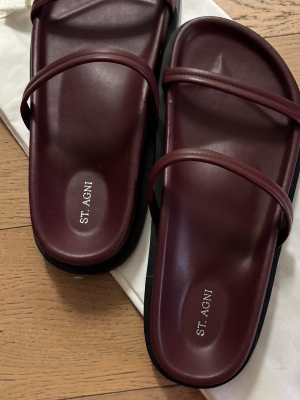 NWOT St Agni Sandals